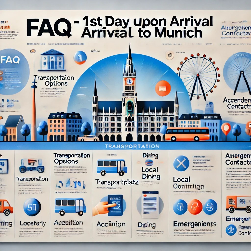 FAQ -1st day upon Arrival to Munich (as a student)